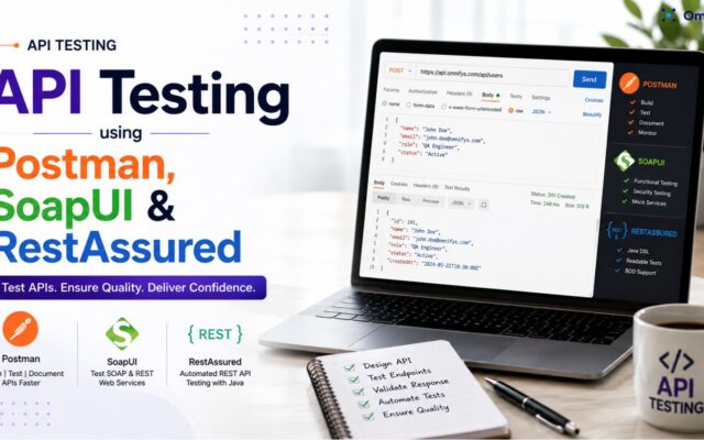 API Testing using Postman, SoapUI & RestAssured